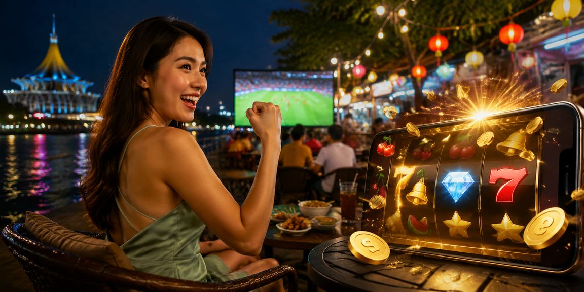 Mesin slot di Kuching dengan warna-warna menarik dan animasi